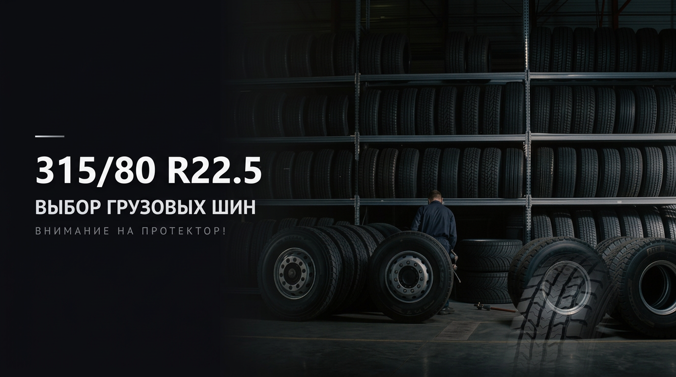 Выбор грузовых шин 315/80 R22.5: как не слить бюджет на неправильном протекторе